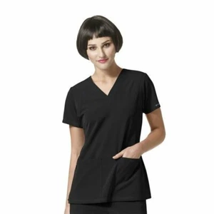 New Wonder Wink Women's 6112 High Performance (HP) Sync V-Neck Scrub Top - Picture 1 of 9