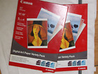 2 x Canon 13 x 19 Digital Art Photo Paper Variety Pack DAP-101 Total 40 sheets