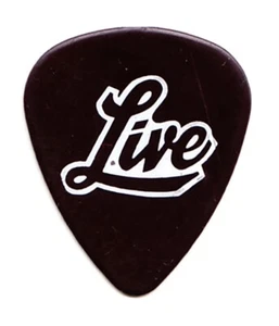 Live Ed Kowalczyk Black Single-Sided Guitar Pick - 1999 Tour - Picture 1 of 1