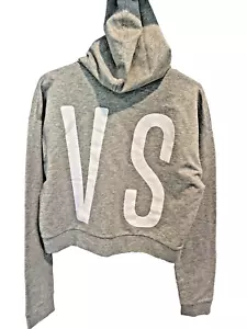 Victoria's Secret Hoodie - Victoria Sport Gray Sweatshirt Small Long Sleeve - Picture 1 of 6