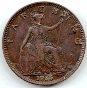 1926 UNITED KINGDOM FARTHING ~ YOU GRADE ~ PLEASE SEE THE SCAN stk f 3 - Picture 1 of 4