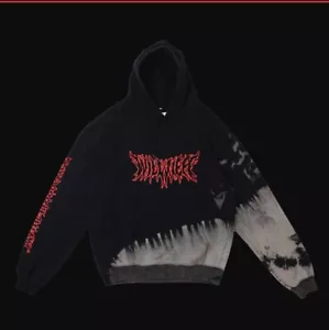 NUEVO En Bolso - Will Neff - Demasiado Estupido Para Dejar *Sudadera con Capucha Negra* Talla Grande - Imagen 1 de 5