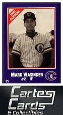 Mark Wasinger 1990 Columbus Clippers Police #25  Columbus Clippers