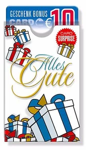cardbox "Alles Gute" Verpackung Geldgeschenk Geschenkkarte Gutscheinkarte Box - Bild 1 von 1