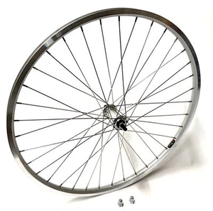 Front Alloy Bike Front 26" 1.5-2.0" Wheel Bolt On 100mm spacing 36h Rim Brake - Picture 1 of 7