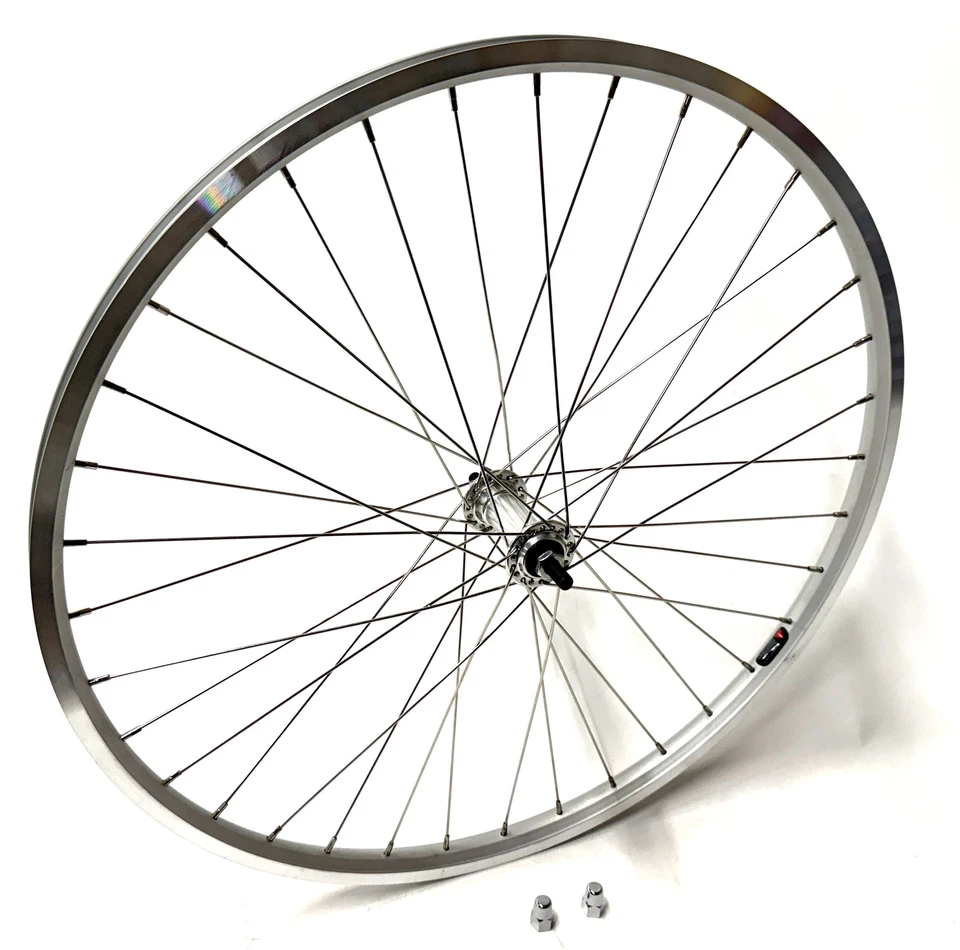 Front Alloy Bike Front 26" 1.5-2.0"  Wheel Bolt On 100mm spacing 36h Rim Brake - Image 1 of 4