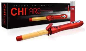 CHI Arc 1" Rotating Ceramic Professional Curling Iron Curler with Free Hairspray - Picture 1 of 7