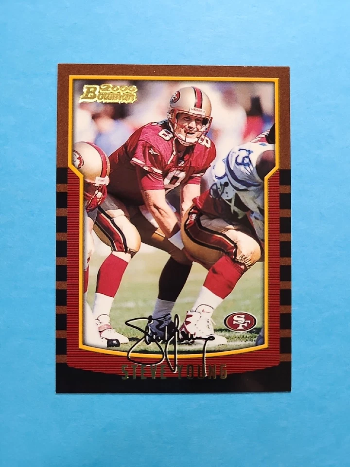 STEVE YOUNG 2000 BOWMAN FOOTBALL CARD # 88 G4219 - Image 1 of 1