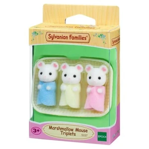Sylvanian Families Family Marshmallow Mouse Triplets New in Box Toys Dolls 5337 - Picture 1 of 3