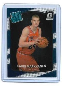 Lauri Markkanen 2017-18 Donruss Optic rated rookie Bulls - Picture 1 of 2