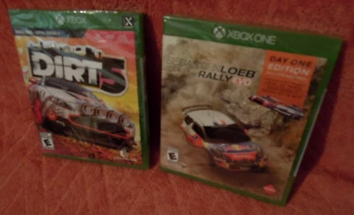 Xbox One 2 Game Lot / Set Dirt 5 & Sebastian Loeb Rally Day One Edition New - Image 1 of 2