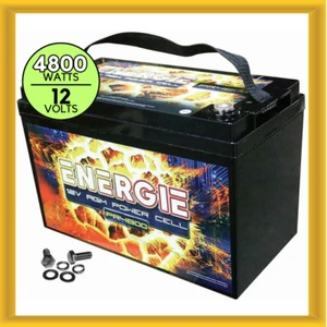 New Energie PR4800 4800 Watt 12 Volt 110Ah Automotive Vehicle Power Cell Battery - Picture 1 of 2