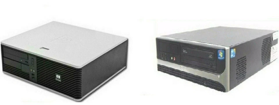 WINDOWS XP PC COMPUTER HP DELL RM Viglen DESKTOP 2GB RAM 250GB HDD - Image 1 of 3