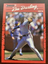 Ron Darling New York Mets 1990 Donruss Card 289