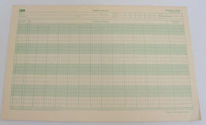 IBM FORTRAN Coding From Pad 30 pages GX25-7372-6 Vintage - Picture 1 of 3