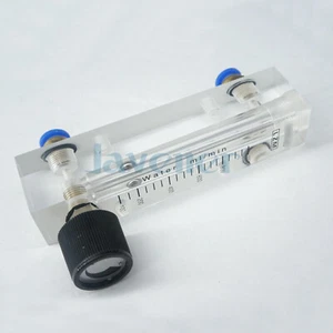 1-1000ml/min passend für 6-12mm Rohr Acryl Flüssigkeit Durchflussmesser Rotameter & Ventil LZM-6T - Bild 1 von 19