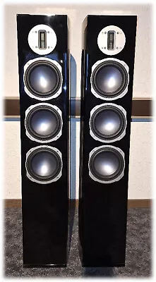 Quadral Chromium 105 Lautsprecher in Schwarz Hochglanz aus der Ausstellung - Bild 1 von 4