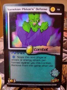 DBZ CCG DRAGON BALL Z NAMEKIAN PIKKON'S DEFENSE #78 LÁMINA WORLD GAMES SAGA 2002 - Imagen 1 de 2
