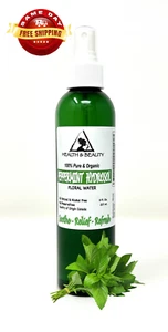 PEPPERMINT HYDROSOL ORGANIC FLORAL WATER NATURAL PURE by H&B Oils Center 8 OZ - Picture 1 of 12