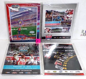 #4 Lot 4 Daytona Souvenir Programs 2011, 2013, 2015 500 & 2014 Coke Zero 400 EUC - Bild 1 von 1