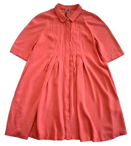 $705 New I'M ISOLA MARRAS Coral Pleated Knee-Length Dress Size 40 US-4/6 S - Picture 1 of 16