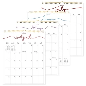 Wall Calendar 2025-2026, Large Wall Calendar - 14 x 11, 2026 Calendar Runs fr... - Picture 1 of 7
