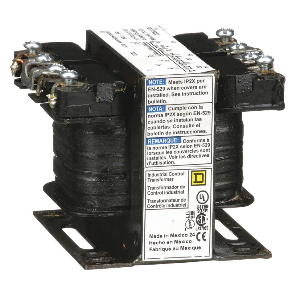 SQUARE D 9070T50D2 Control Transformer,50VA,2.58 In. H 4R882 - Image 1 of 1