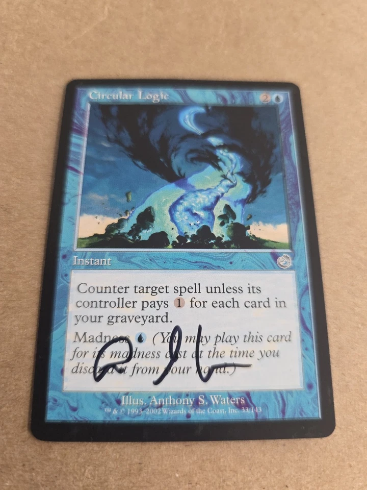 Circular Logic  Signed By Anthony Scott Waters  Magic the Gathering - Image 1 of 1