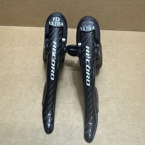Campagnolo Record Carbon Fiber 10 Speed Ergopower Levers Shifters brc54 - Bild 1 von 7