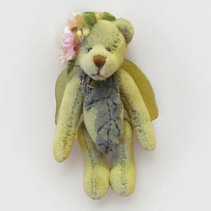VINTAGE GANZ MINIATURE COTTAGE COLLECTIBLE "WILLOW FAIRY" BEAR RETIRED - Picture 1 of 5