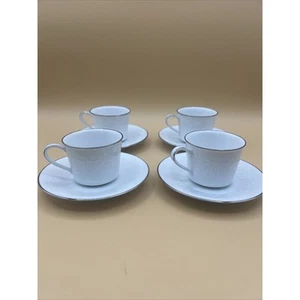 Noritake Reina 6450Q Cup & Saucer SET Of 4 Mint - Picture 1 of 10