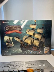 BRAND NEW CubicFun San Felipe Spanish Armada Model Ship Kit 3D Puzzle - Picture 1 of 13