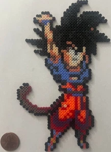 Goku Mini Bead Sprite Perler Artkal Pixel Retro Dragon Ball Tail Spirit Bomb - Picture 1 of 1