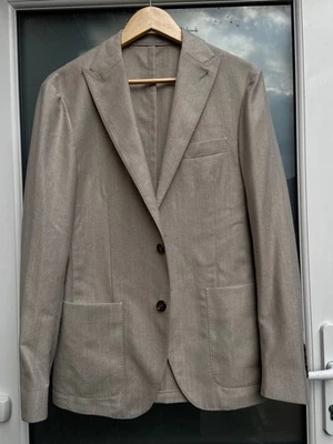 Eleventy Men's Blazer Size 48 M Beige Made In Italy Lana Wool - Image 1 of 4