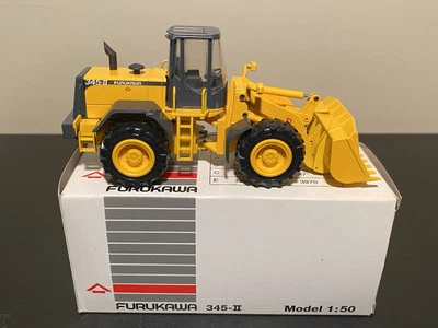 Conrad 1:50 Scale Diecast Model #2433 Furukawa 345-II Wheel Loader Germany NEW - Image 1 of 4