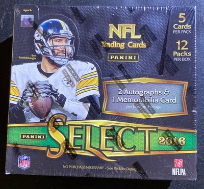 2016 PANINI SELECT FOOTBALL FACTORY SEALED HOBBY BOX 2 AUTOS 1 MEM   LOADED!! - Image 1 of 2