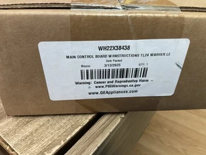 Placa de control principal de lavadora genuina OEM GE WH22X38438 - Imagen 1 de 2