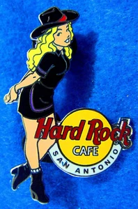 SAN ANTONIO ERROR GIRL OF ROCK SERIES BLACK UNIFORM GOR 03 Hard Rock Cafe PIN - Picture 1 of 1