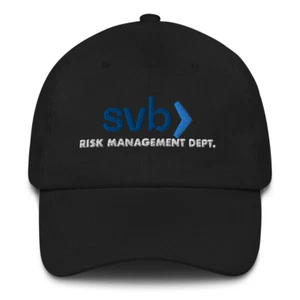 SVB Gestión de Riesgos Gorra de Béisbol Ajustable Comerciante de Acciones Regalo Bordado Papá Sombrero - Imagen 1 de 12