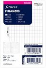 Filofax Pocket Size Finances Diary Paper 20 Sheets Refill 210618