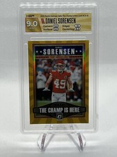 2020 Panini Donruss Optic The Champ Is Here Gold Daniel Sorensen 4/10 HGA 9