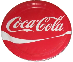 Coca Cola ~ 8.75” ~ Paper Plates ~ 8 Count - Picture 1 of 1