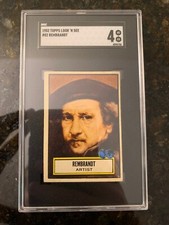 1952 Topps Look 'N See #82 REMBRANDT (SP).........SGC 4