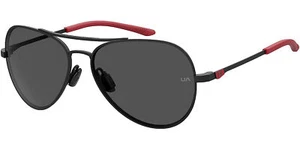 Under Armour Instinct Jr. Kid's Black Aviator Stainless Steel Sunglasses 0BLX IR - Picture 1 of 3