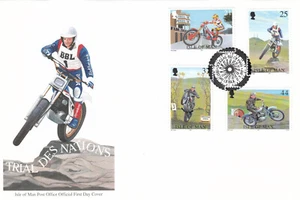 (103152) GB Isle of Man Trial des Nations GB FDC 1977 - Picture 1 of 1