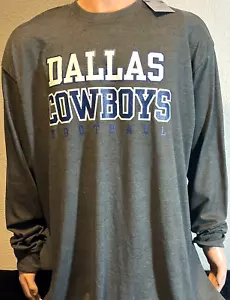 Dallas Cowboys Mens / Long Sleeve Screen Print Big & Tall Tee Shirt / Reg $55 - Picture 1 of 13