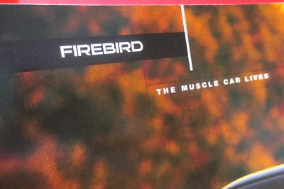 Folheto de vendas Pontiac 2001 - Firebird TransAm Aztek Bonneville Grand Prix Am  - Imagem 1 de 4