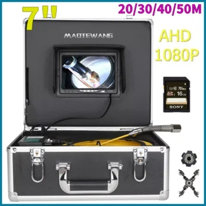 DVR 7" Monitor Tubería de Alcantarillado Inspección Video Cámara Tubería Industrial Endoscopio - Imagen 1 de 22