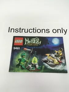 ONLY instructions Lego 9461 The Swamp Creature Monster Fighters; no bricks - Picture 1 of 1