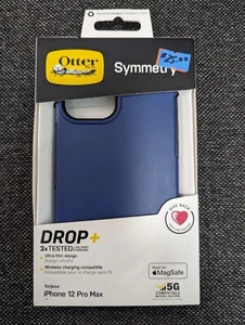 OTTERBOX Symmetry+ Case with MagSafe for iPhone 12 Pro Max - Captain Blue - NEW - Photo 1 sur 1